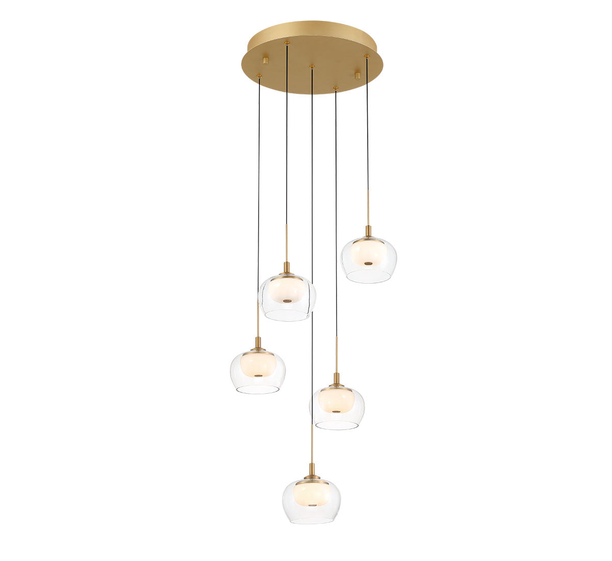 Manarola 5 Light Round LED Chandelier