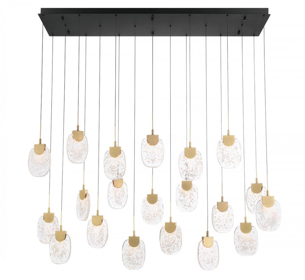 Castelo Rectangular LED Chandelier