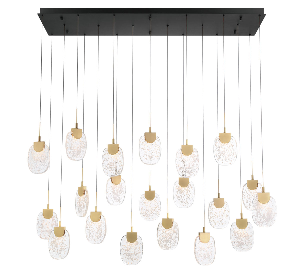Castelo 20 Light Rectangular LED Pendant