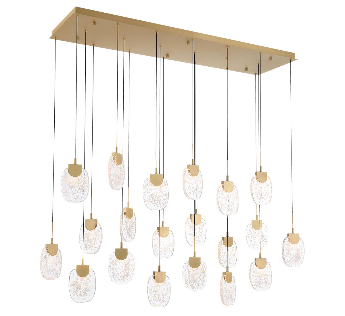 Castelo 20 Light Rectangular LED Pendant
