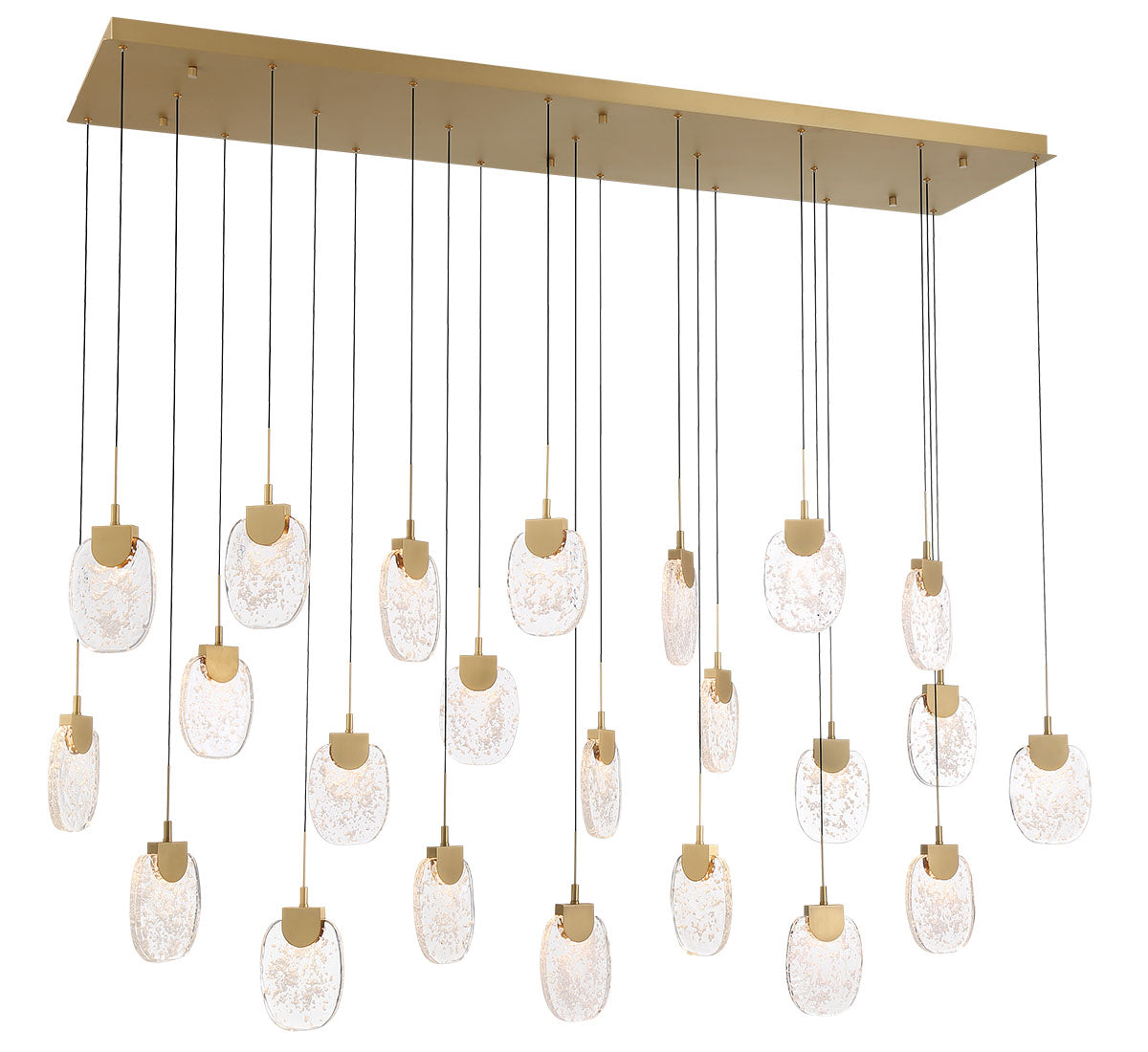 Castelo 23 Light Rectangular LED Chandelier