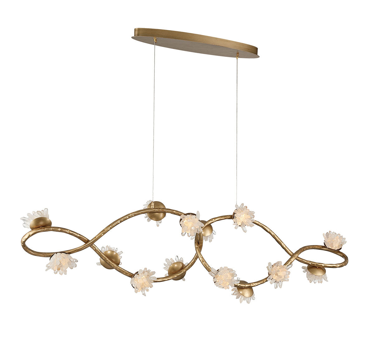 Philia 14 Light Oval LED Chandelier