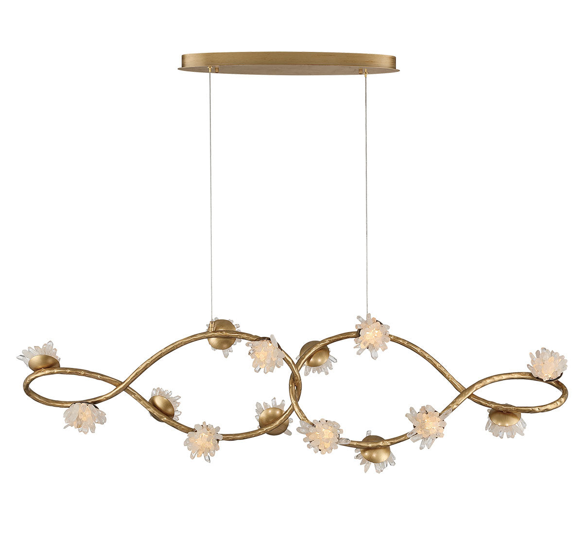 Philia 14 Light Oval LED Chandelier