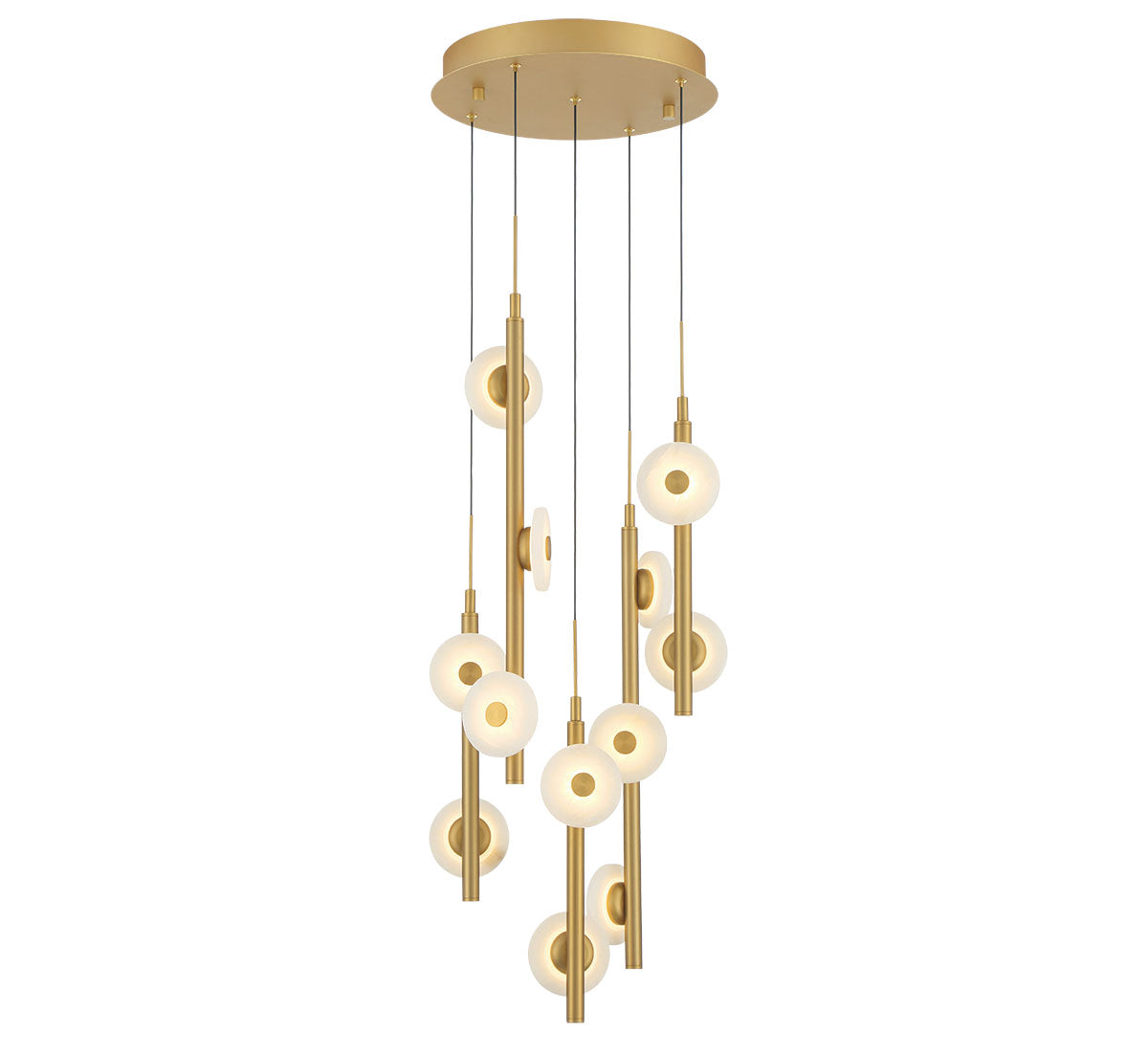 Etna 12 Light Round LED Chandelier