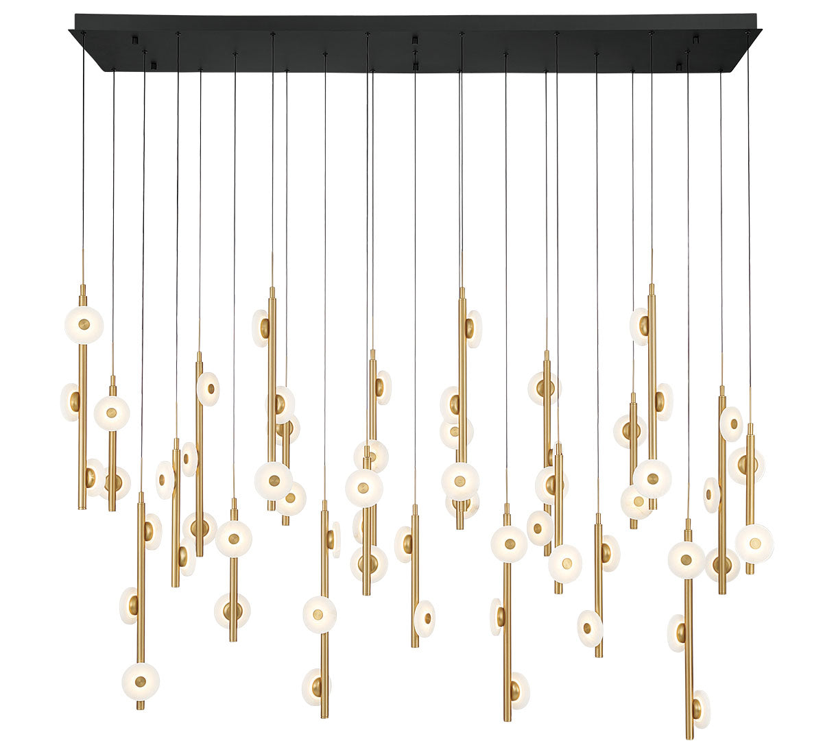 Etna 57 Light Rectangular LED Chandelier