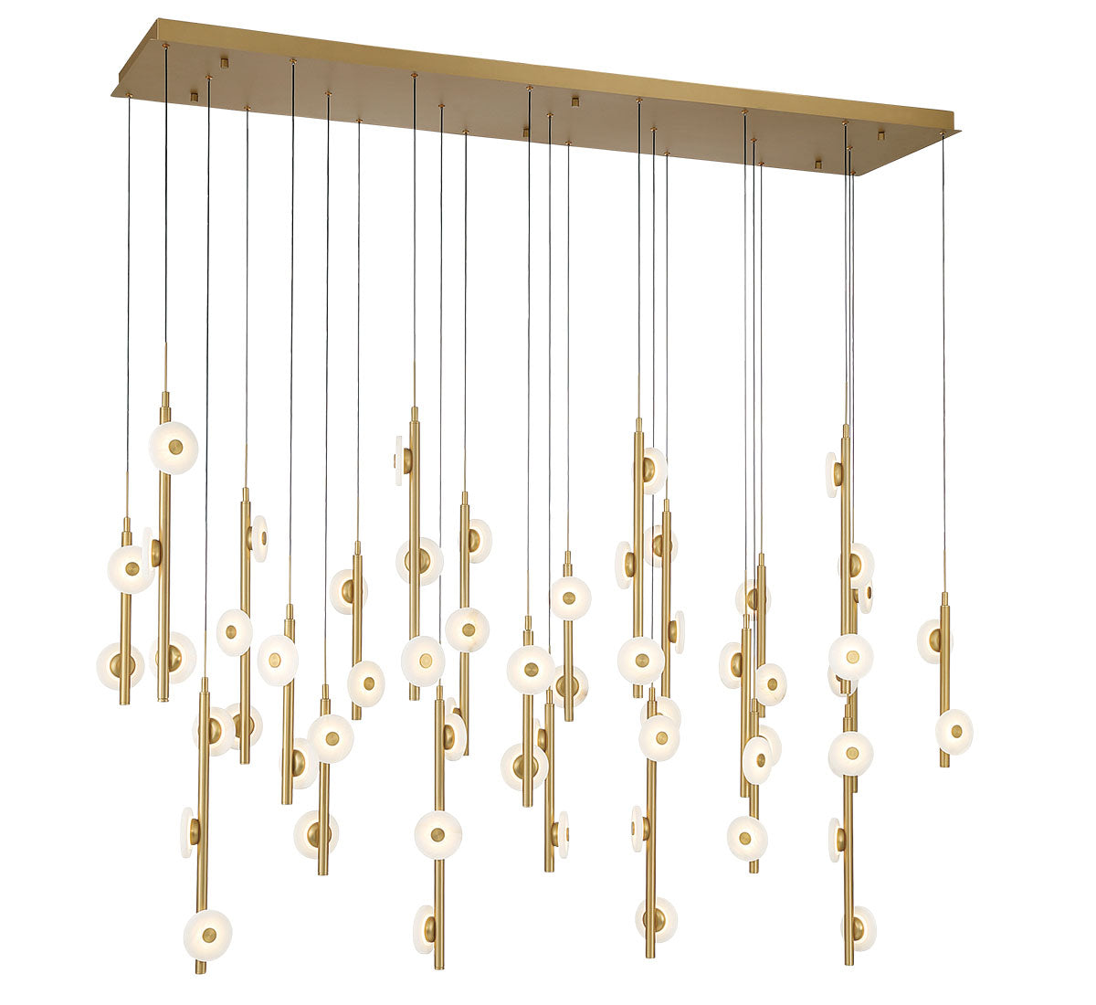 Etna 57 Light Rectangular LED Chandelier