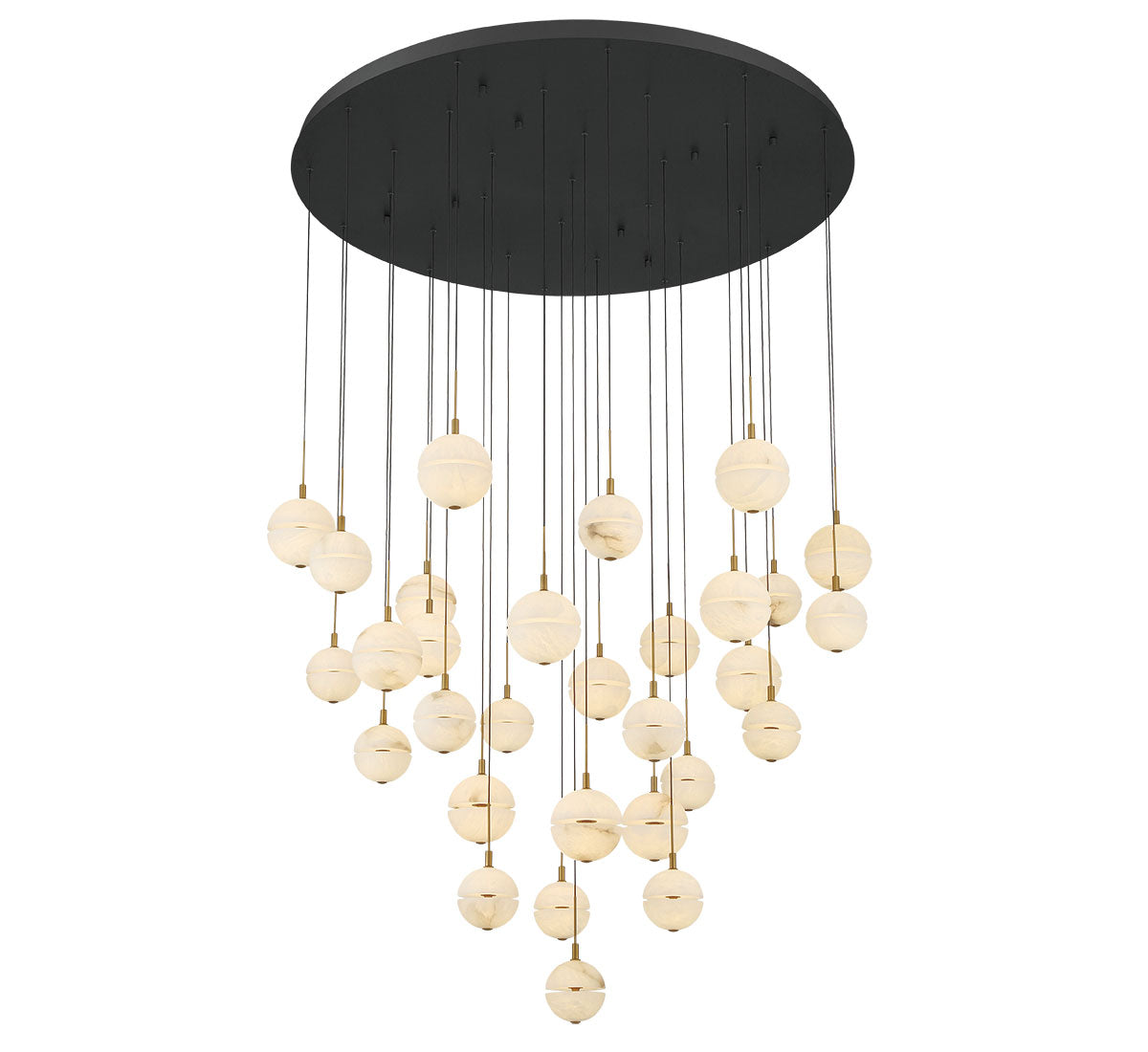 Corfu 31 Light Round LED Chandelier