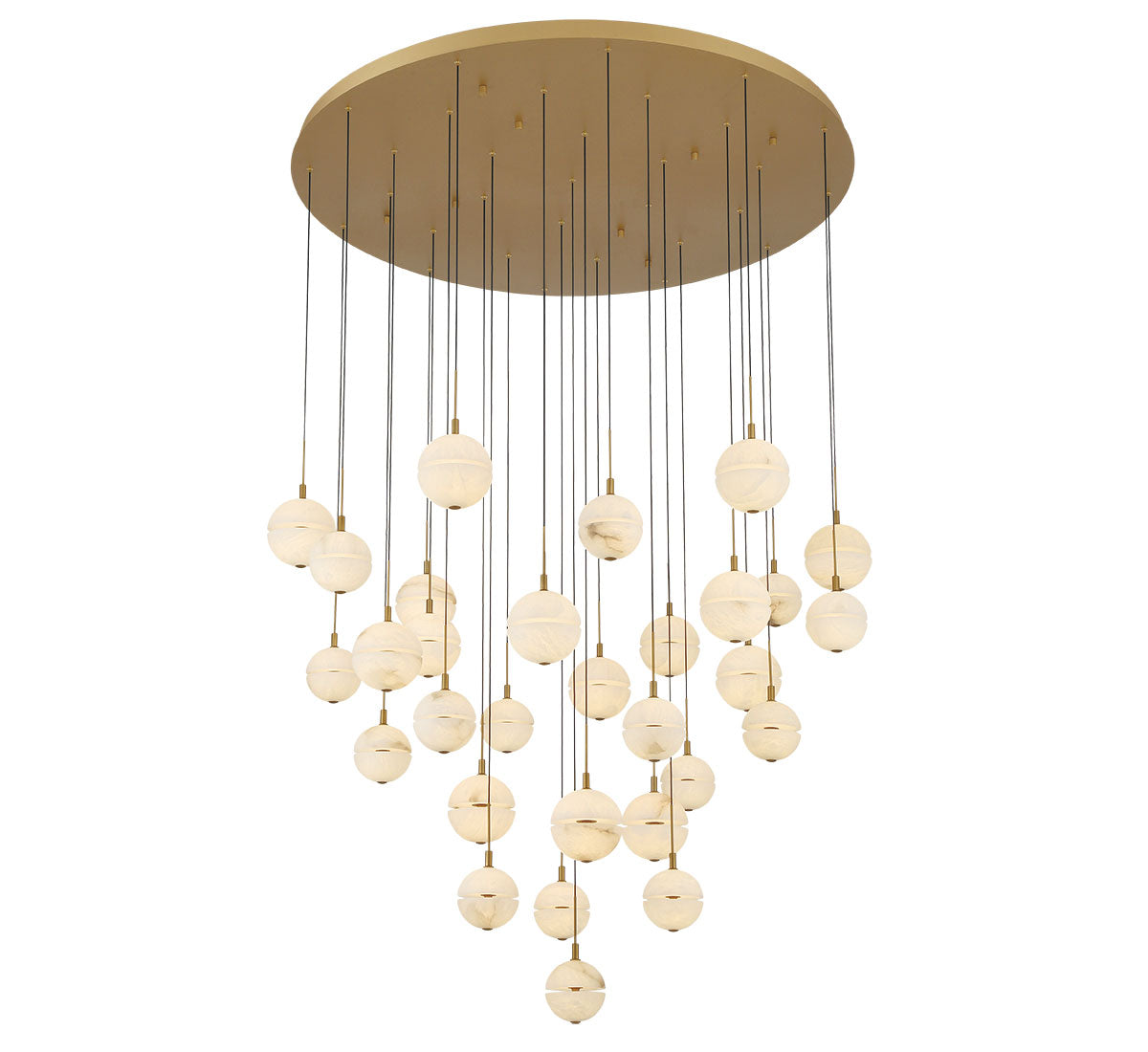 Corfu 31 Light Round LED Chandelier