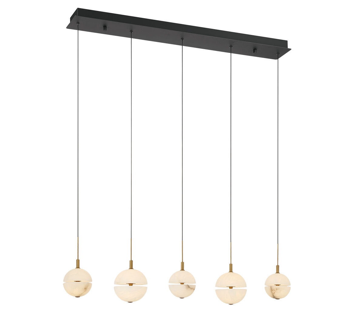 Corfu 5 Light Linear LED Chandelier