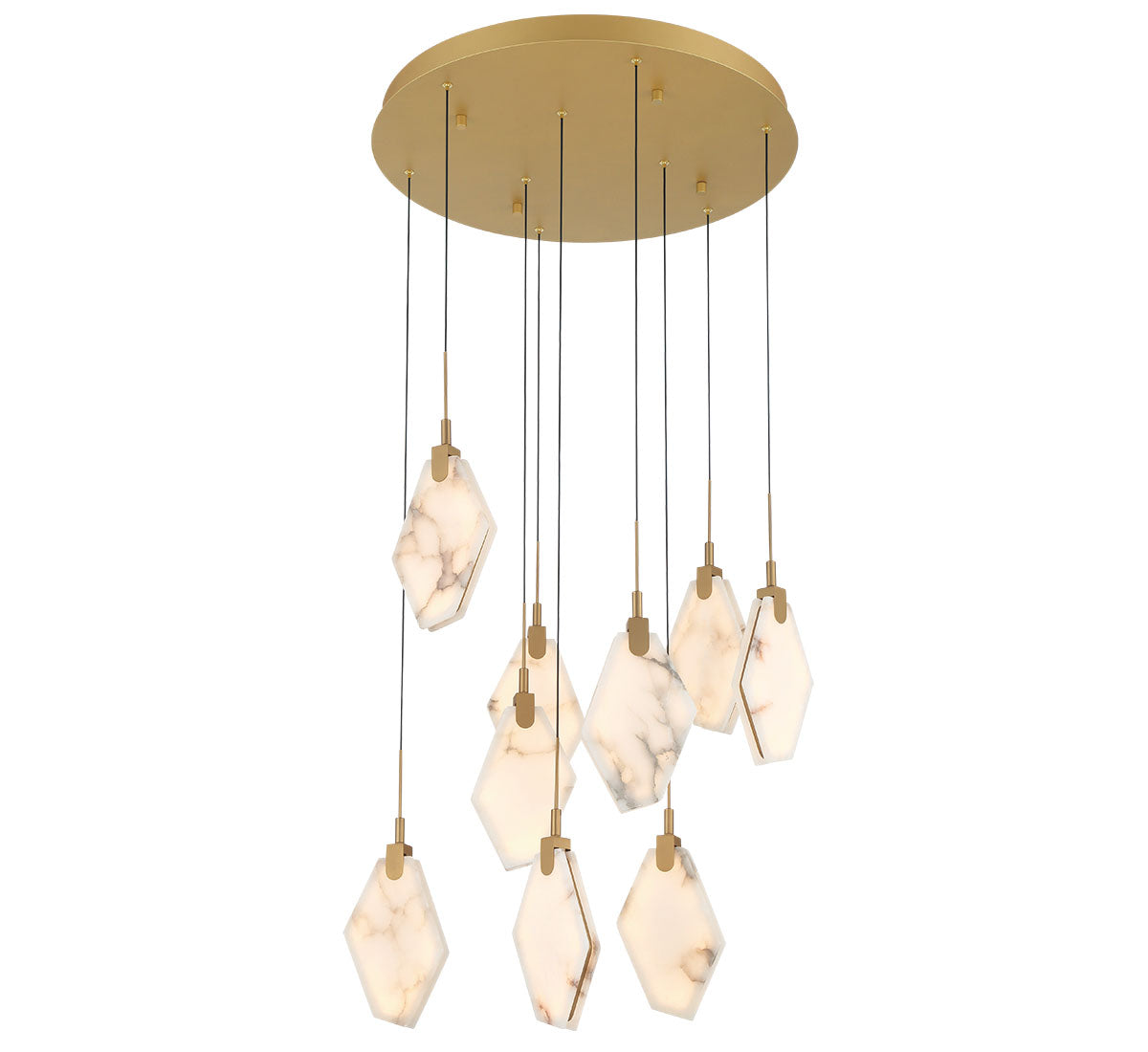 Kosmos 9 Light Round LED Chandelier