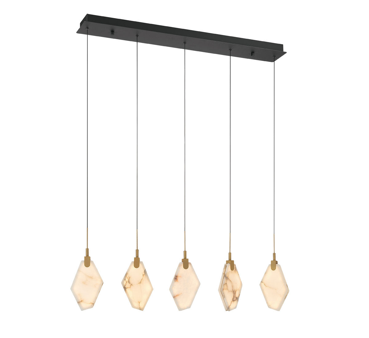Kosmos 5 Light Linear LED Chandelier