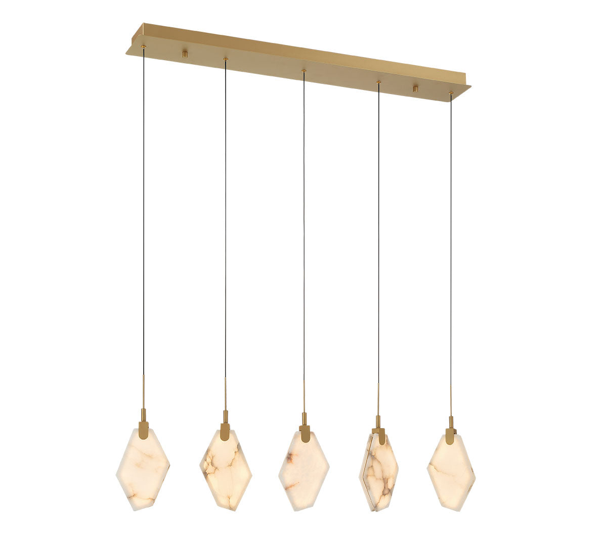 Kosmos 5 Light Linear LED Chandelier