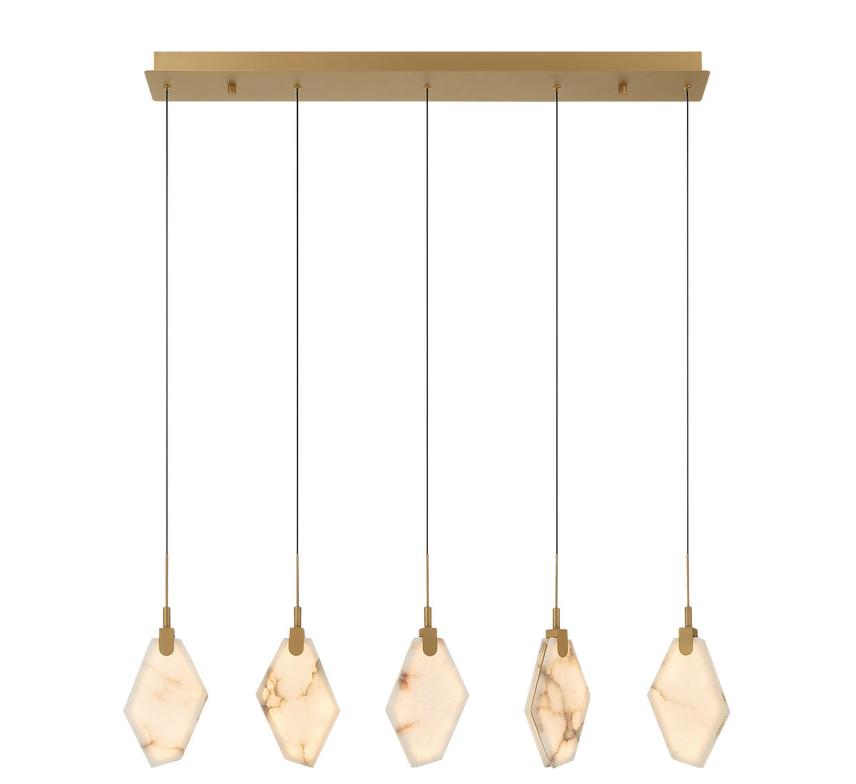 Kosmos 5 Light Linear LED Chandelier