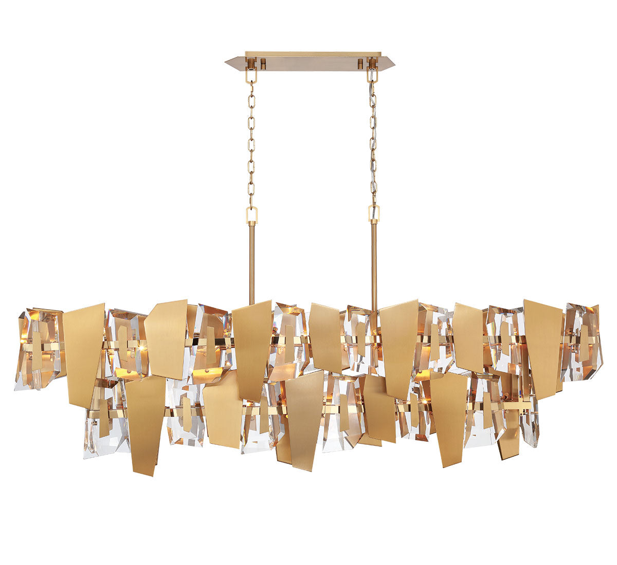 Castellana 2 Tier 14 Light Linear Chandelier