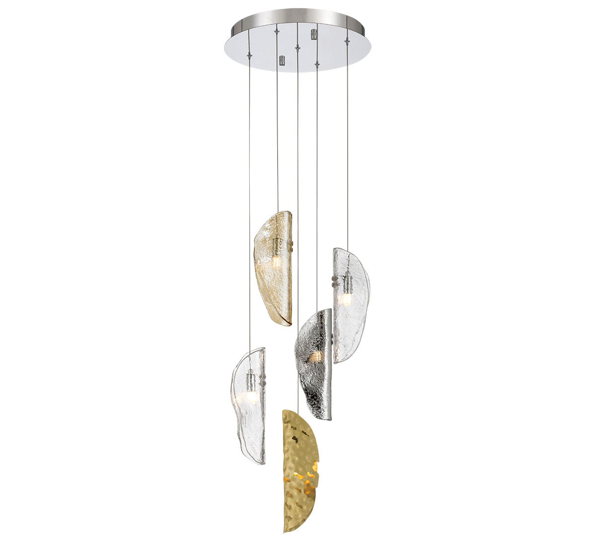 Sorrento 5 Light Round LED Chandelier