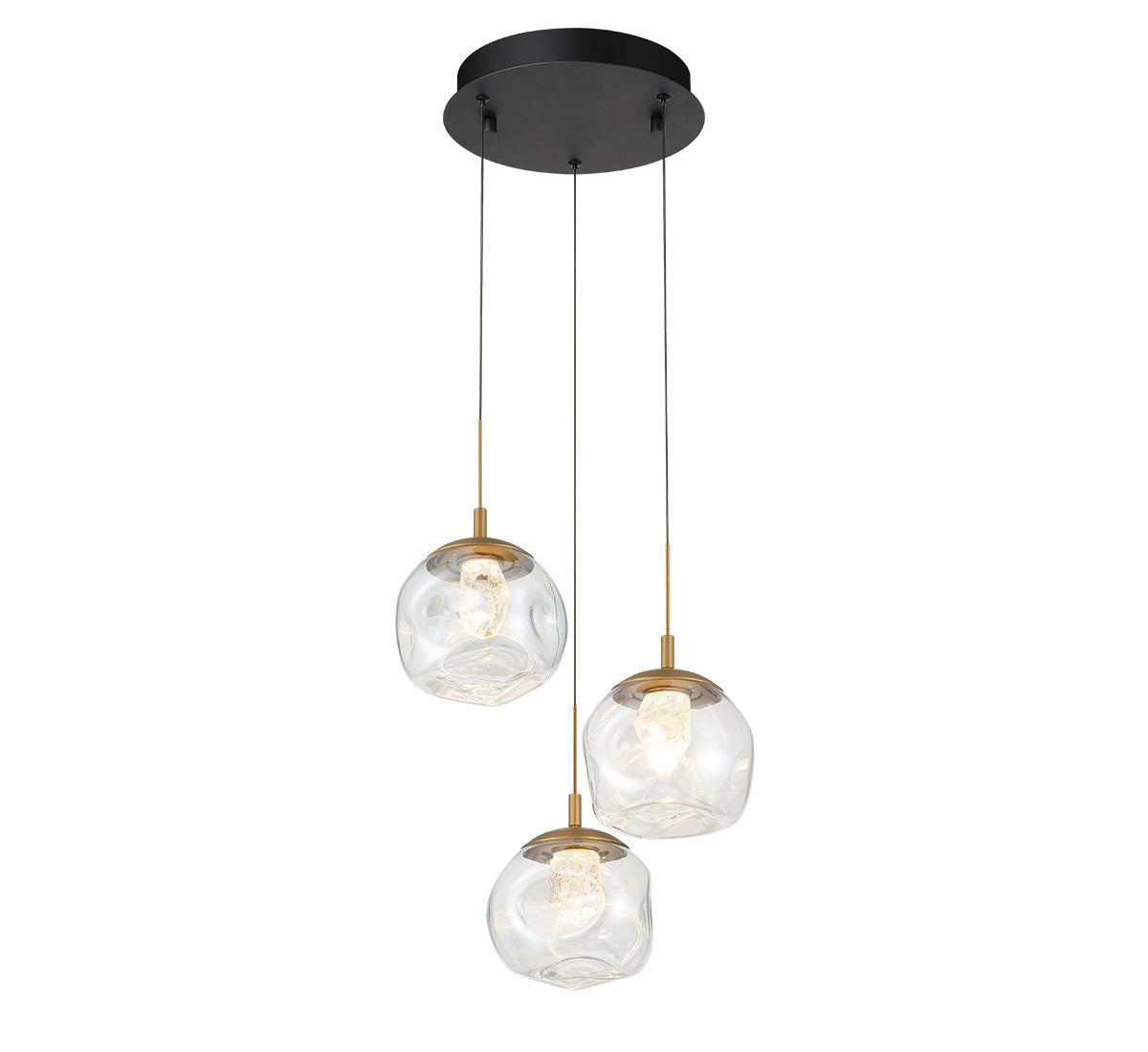 Camerino 3 Light Round LED Pendant