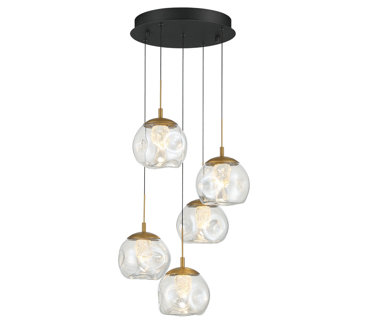 Camerino 5 Light Round LED Chandelier