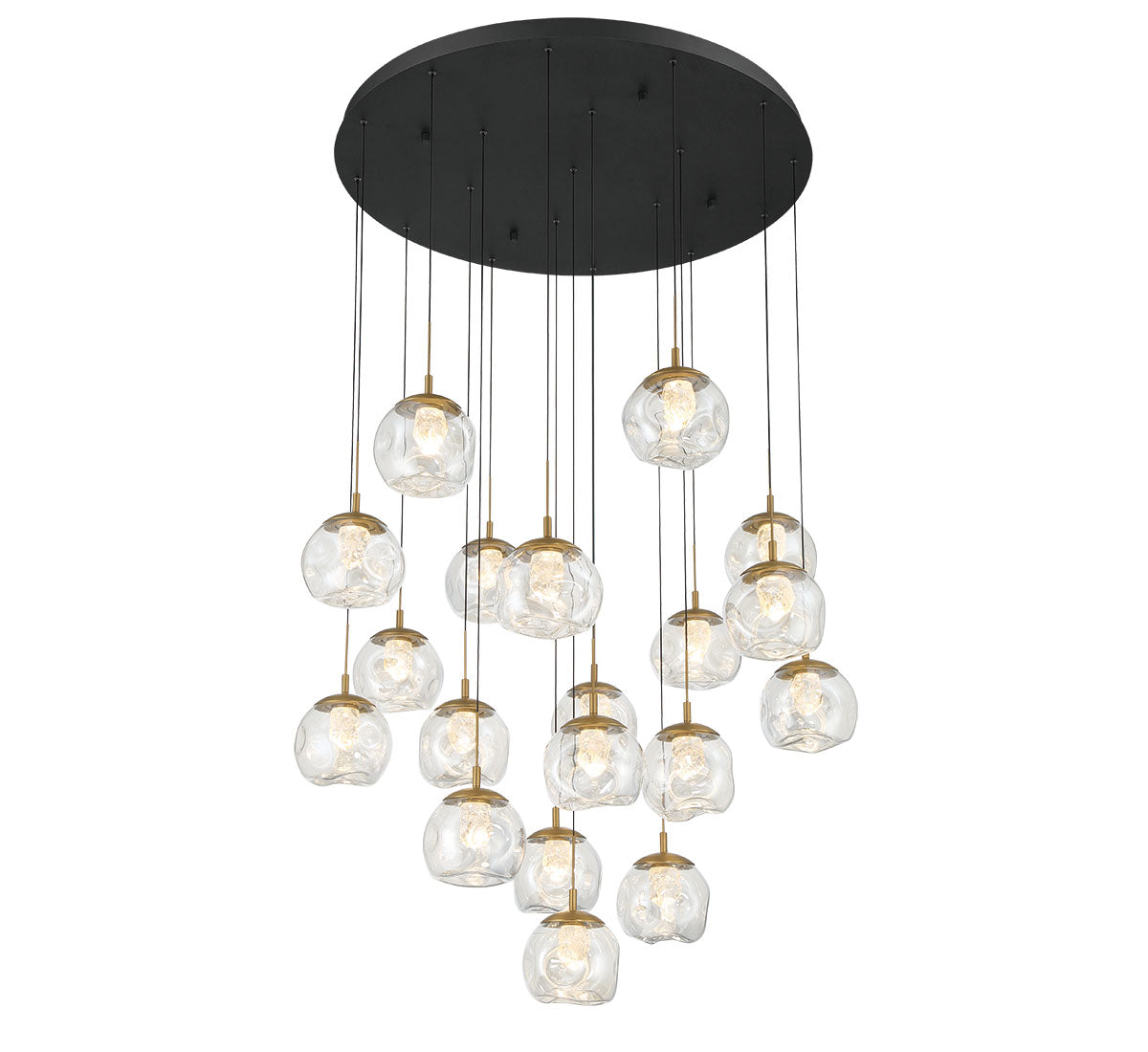 Camerino 19 Light Round LED Chandelier