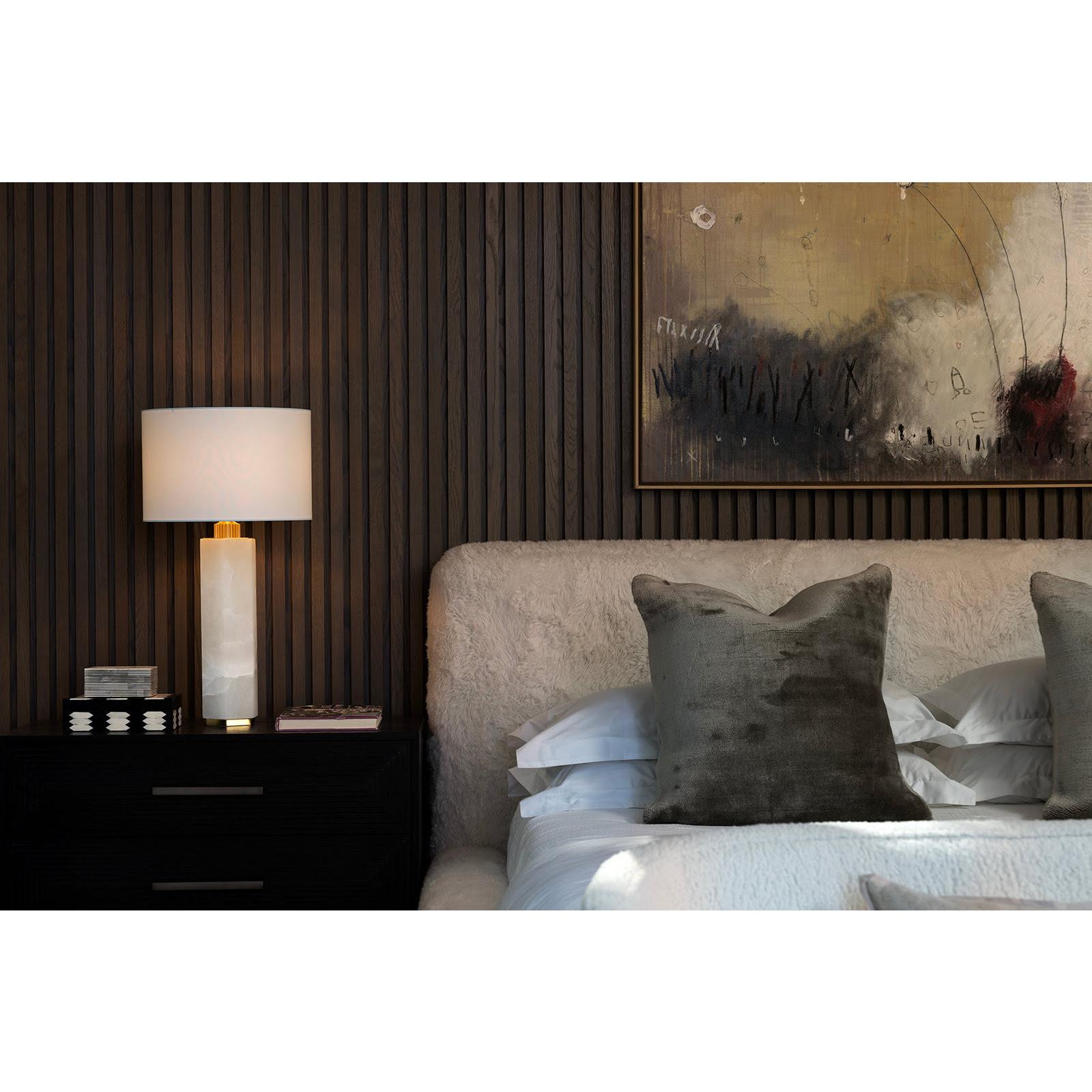 Gear Alabaster Table Lamp