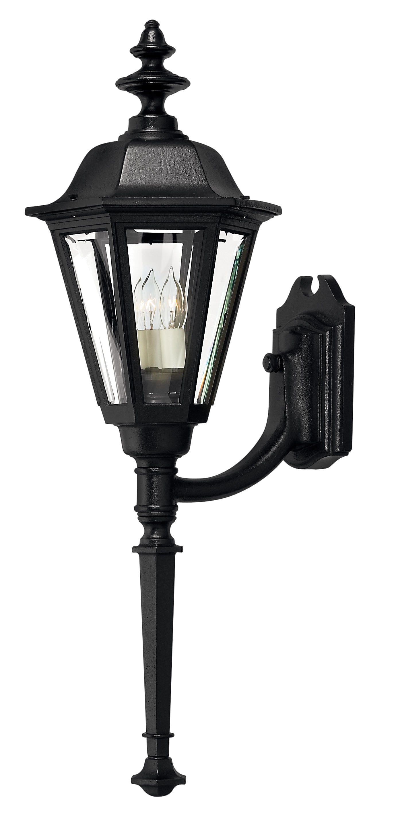 Manor House Large Wall Mount Lantern with Tail