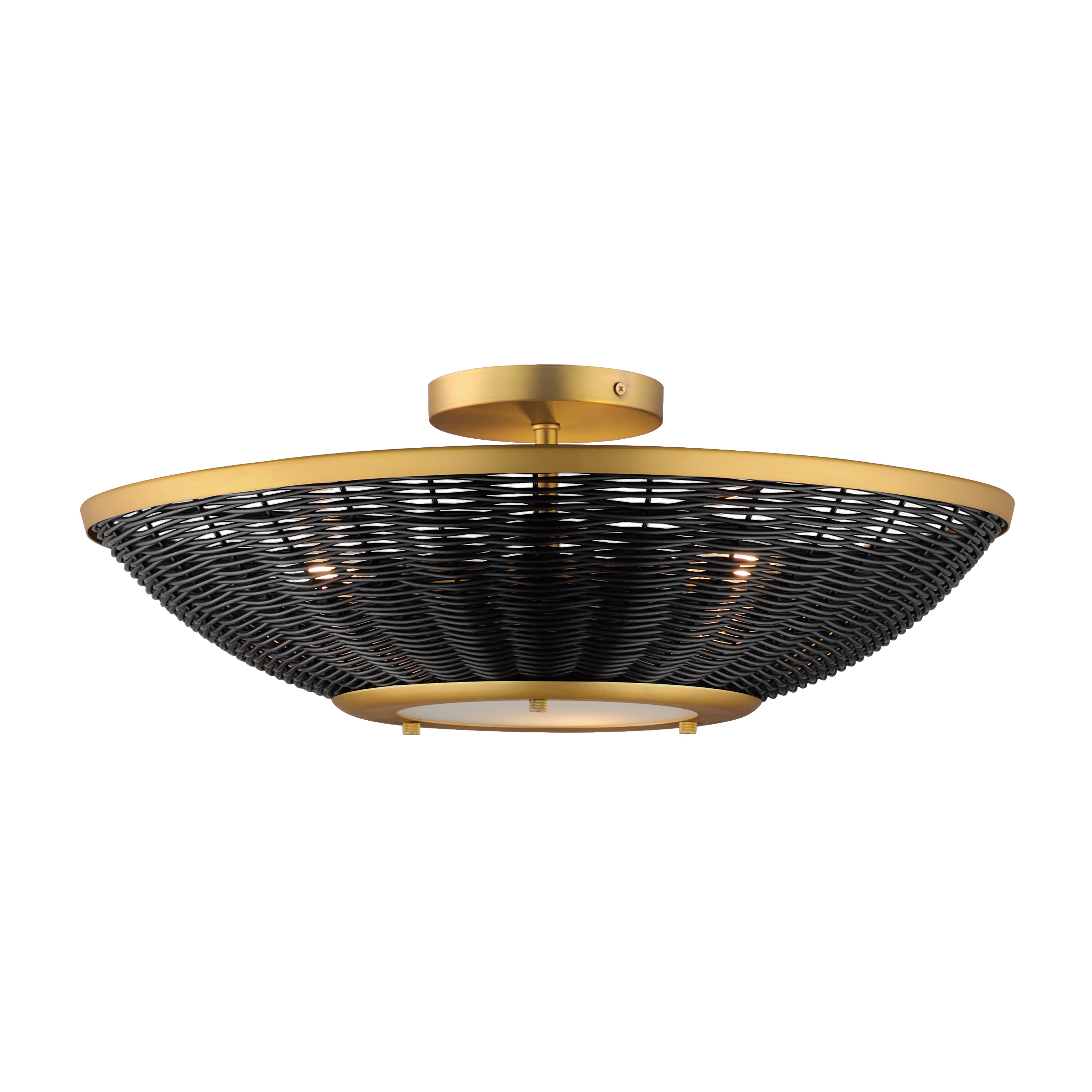 Rattan Wall Sconce