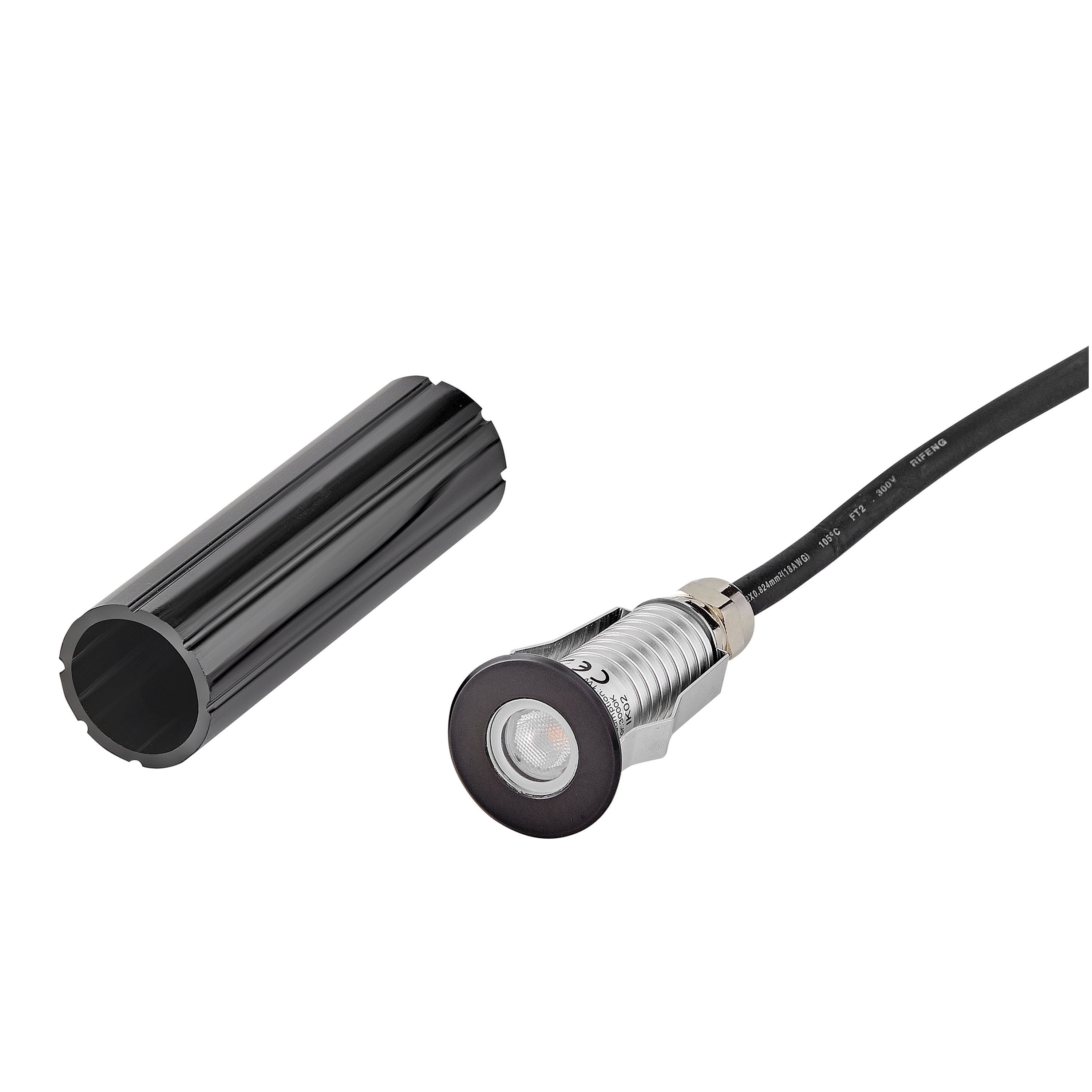 Sparta - Dot Small Stainless Steel LED Round Button Light