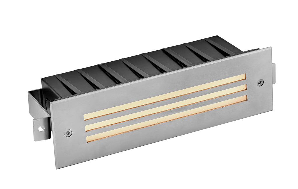 Sparta - Dash 12V LED Large Louvered Brick Light