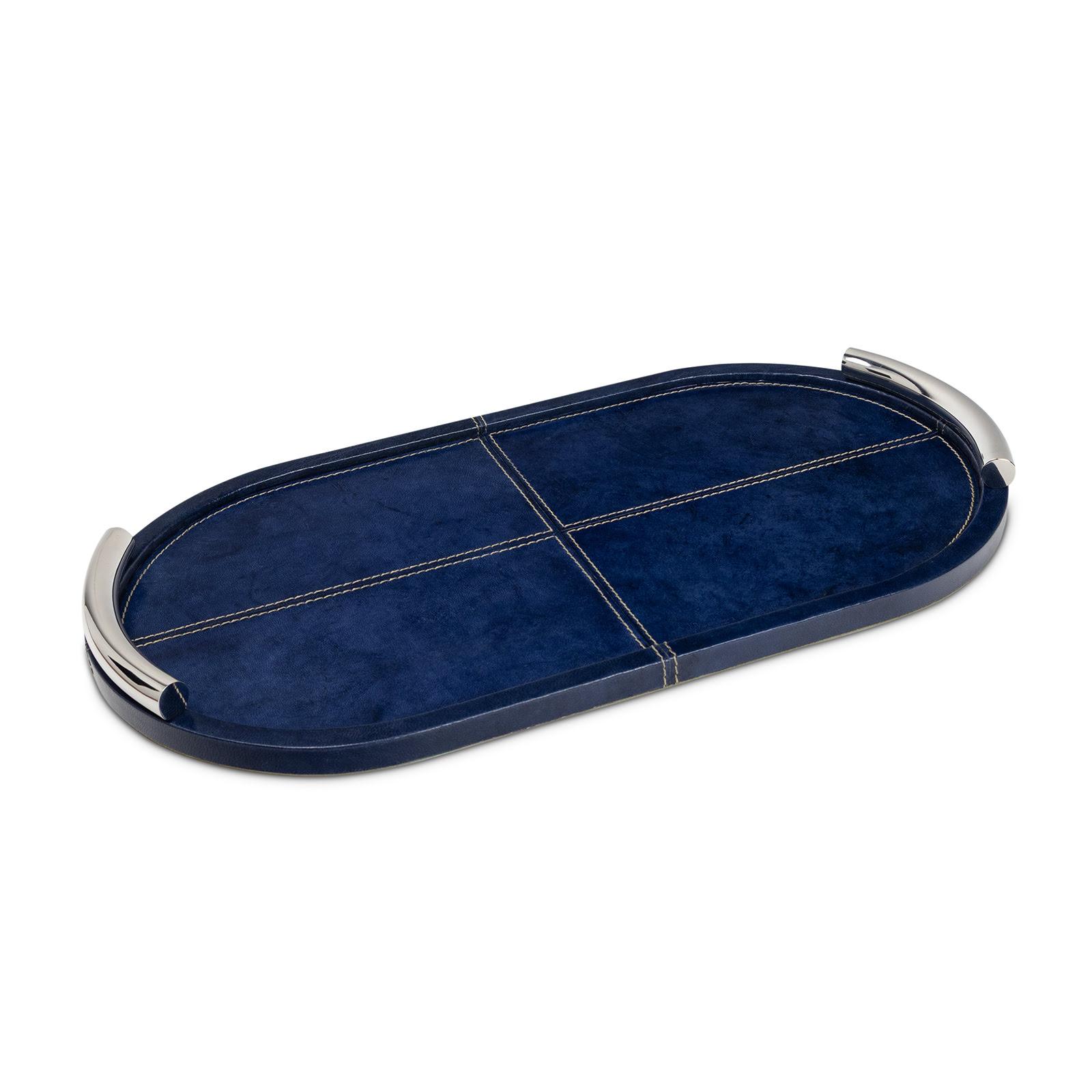 Hayes Leather Tray Oval