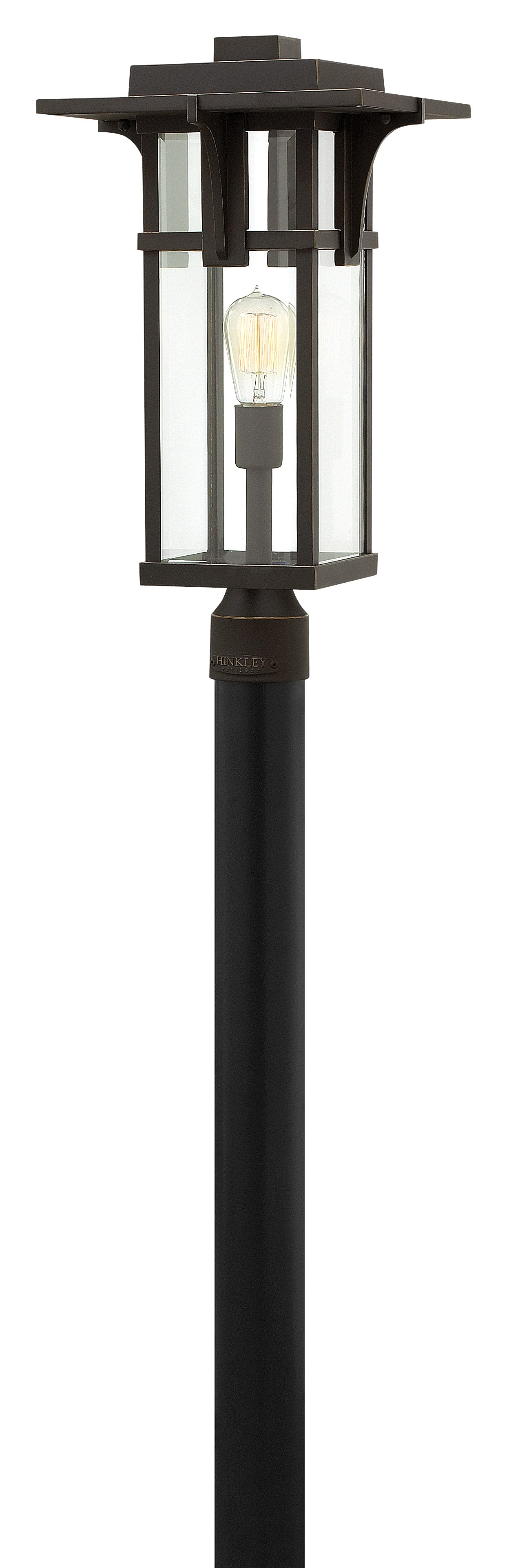 Manhattan Large Post Mount Lantern