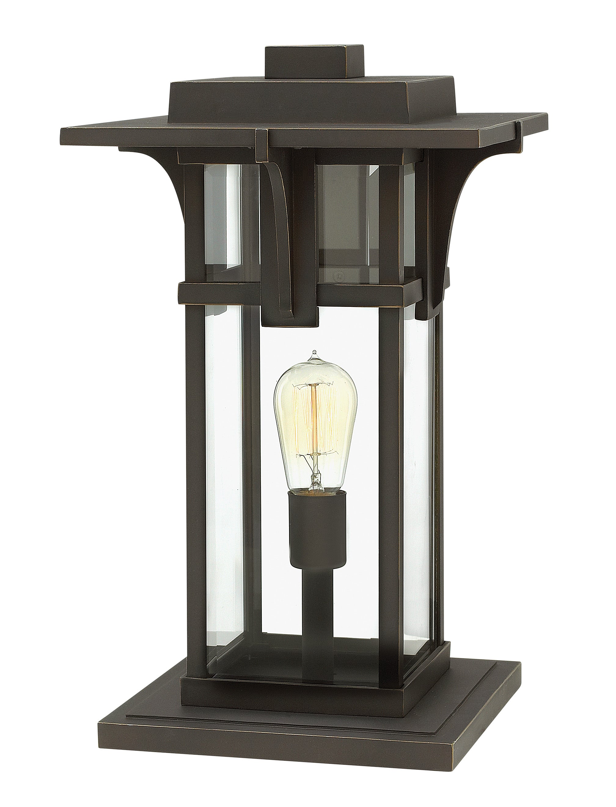 Manhattan Medium Pier Mount Lantern