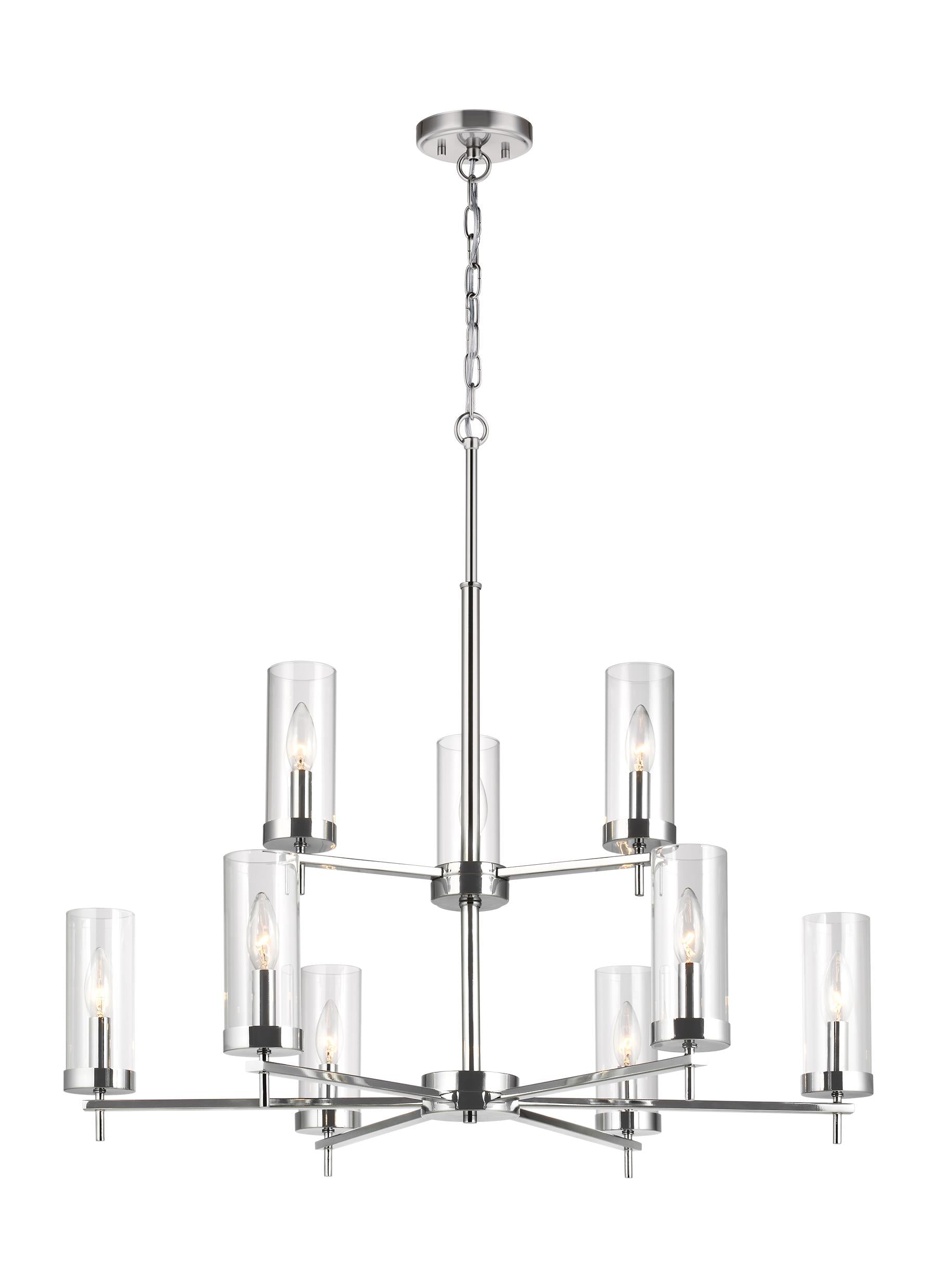 Zire Nine Light Chandelier