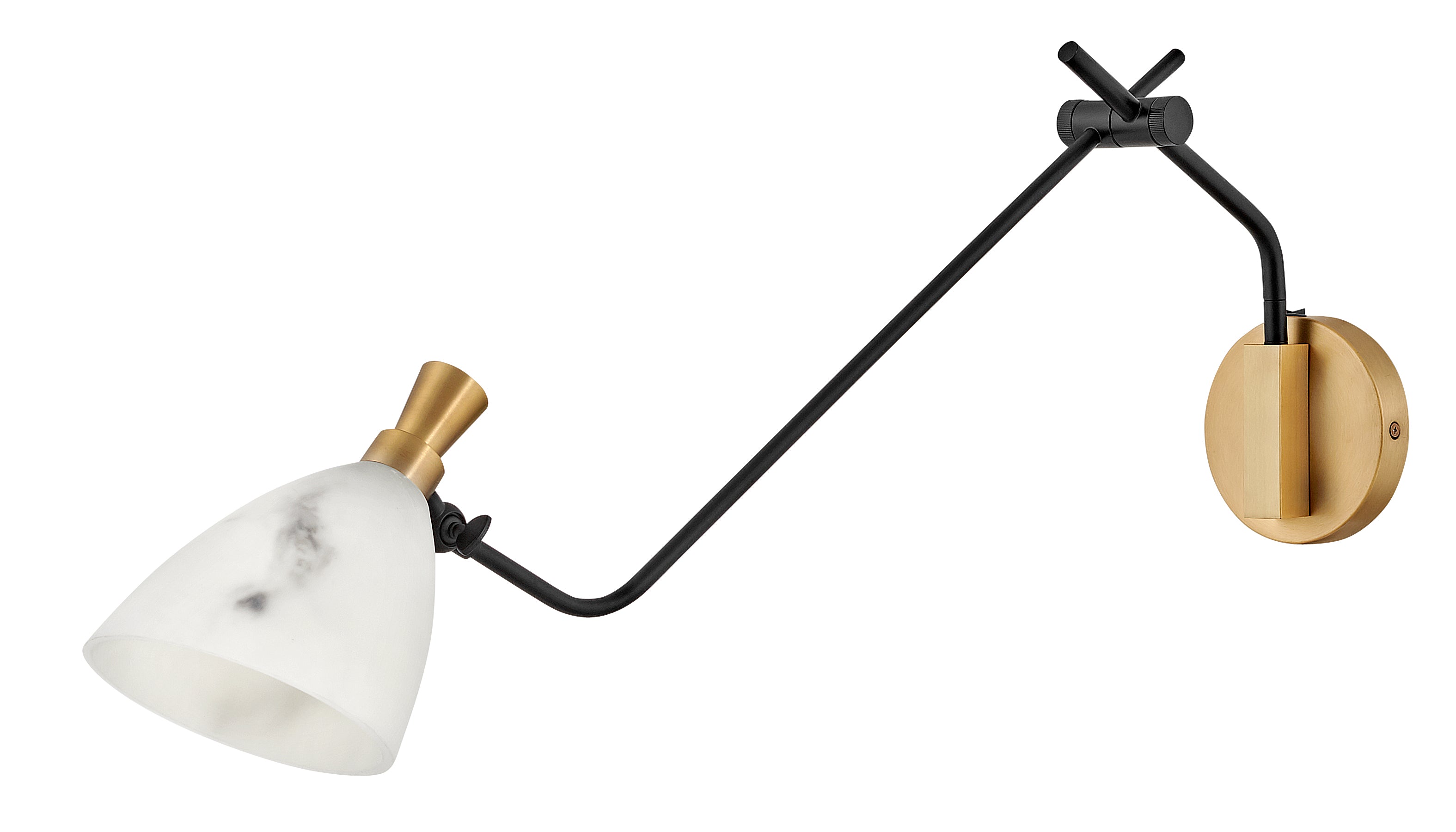 Sinclair Large Swing Arm Single Light Sconce