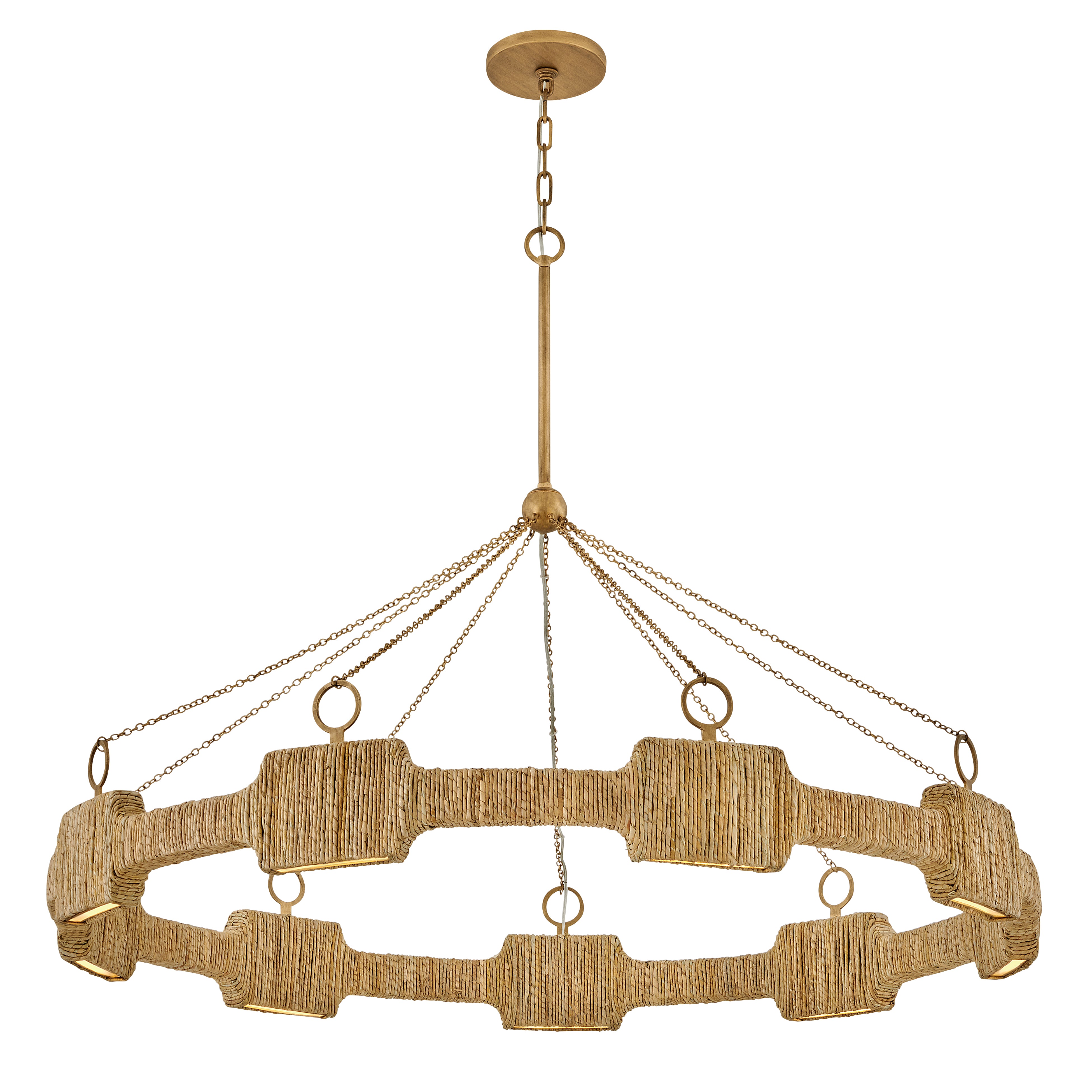 Raffi Large LED Single Tier Chandelier