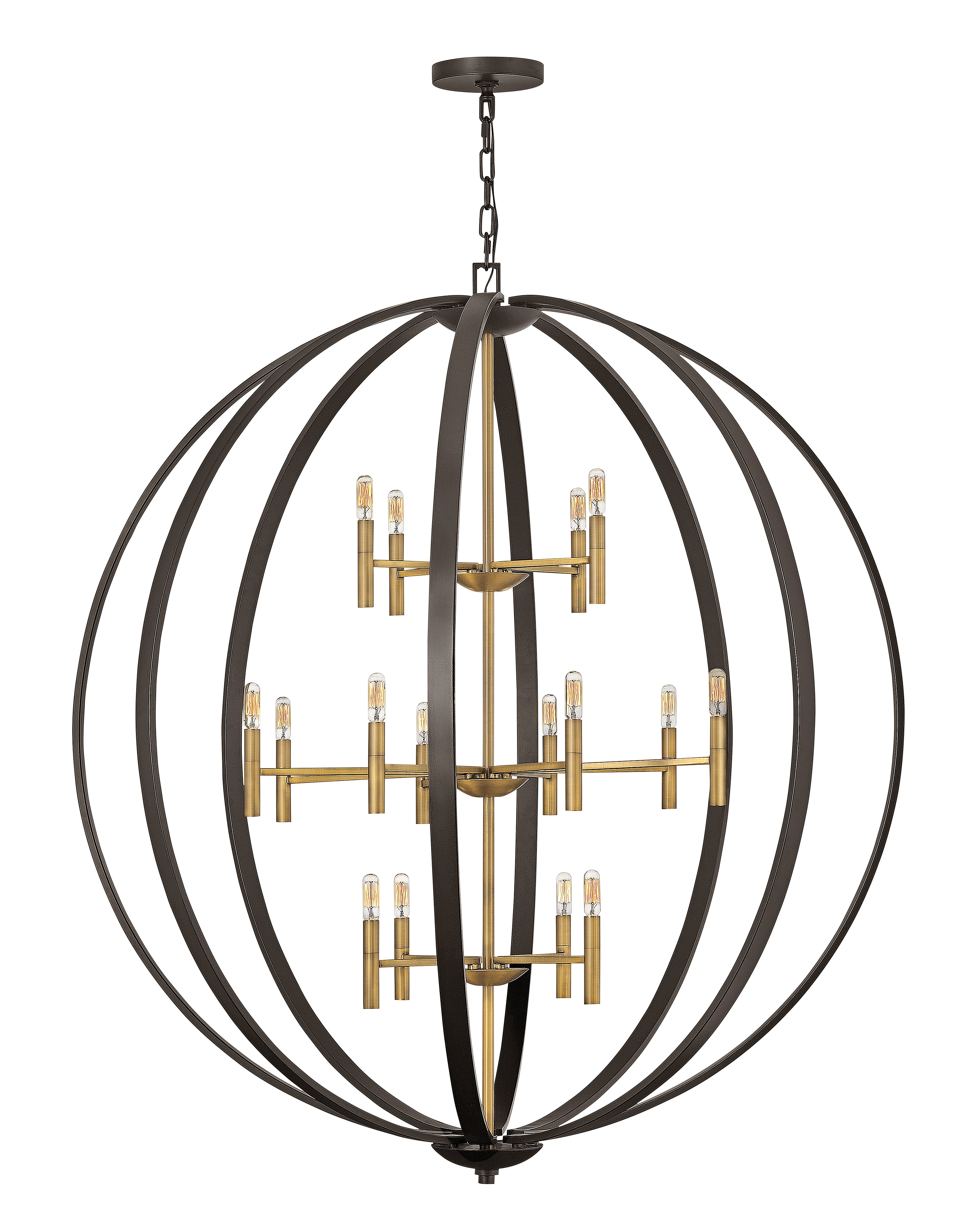 Euclid Extra Large Orb Chandelier