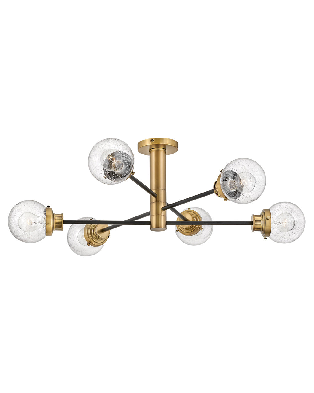 Poppy Large Adjustable Semi-flush Mount