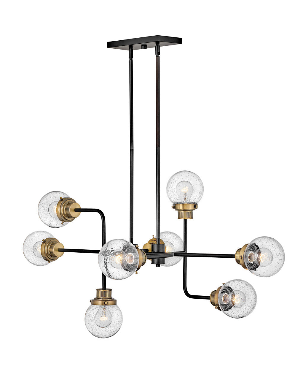 Poppy Medium Eight Light Linear