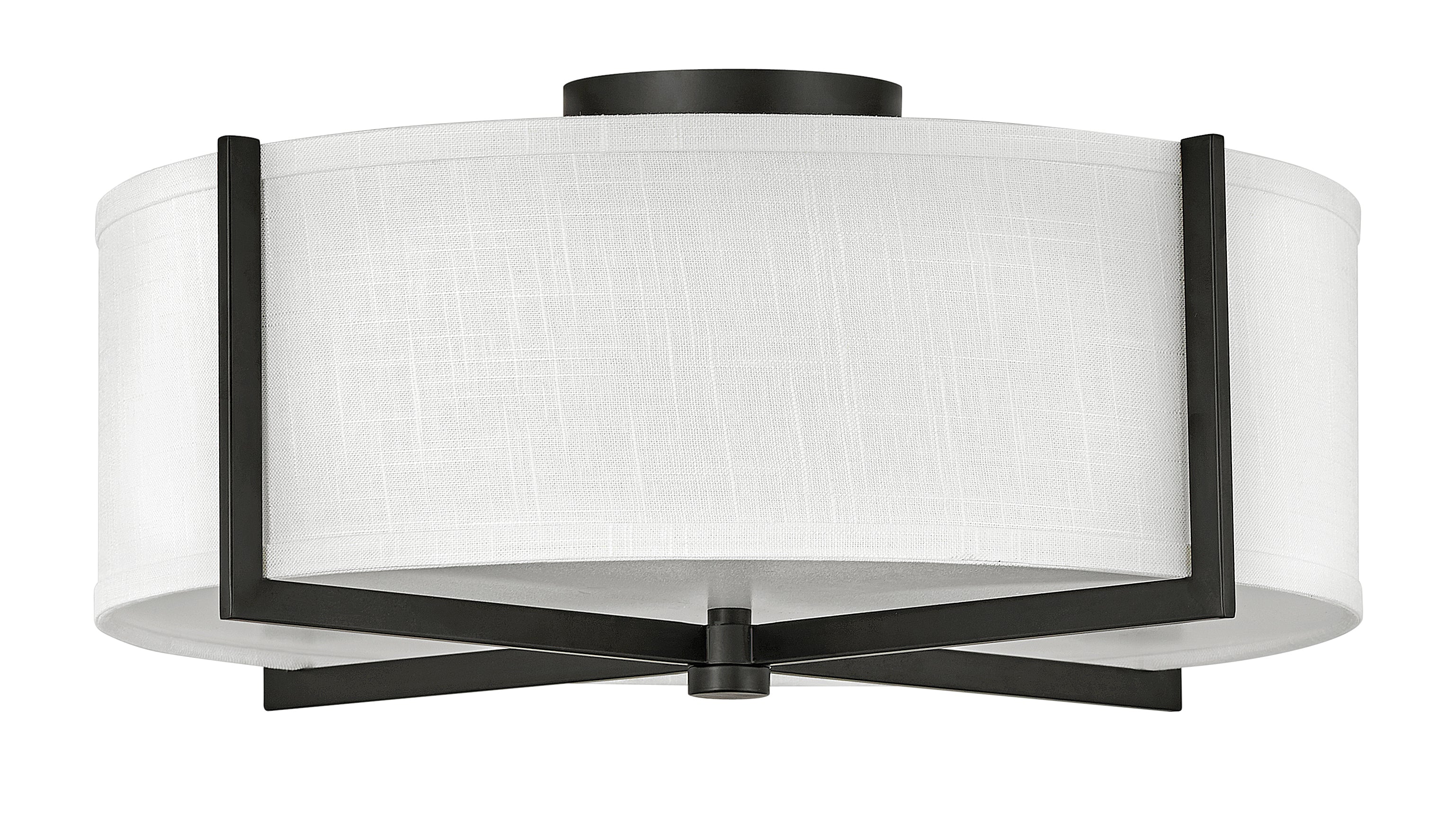 Axis Off White Medium Semi-flush Mount