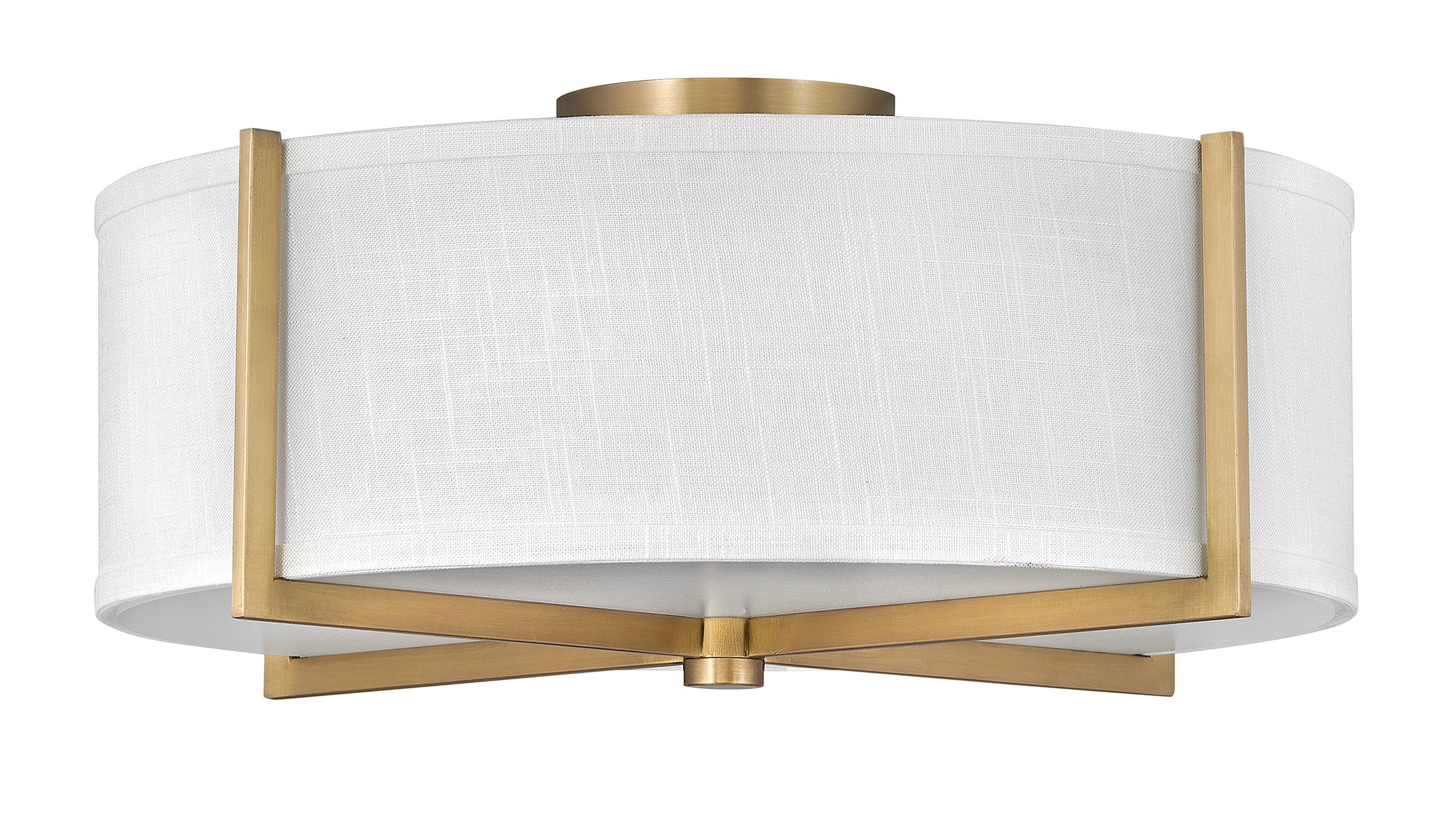 Axis Off White Medium Semi-flush Mount