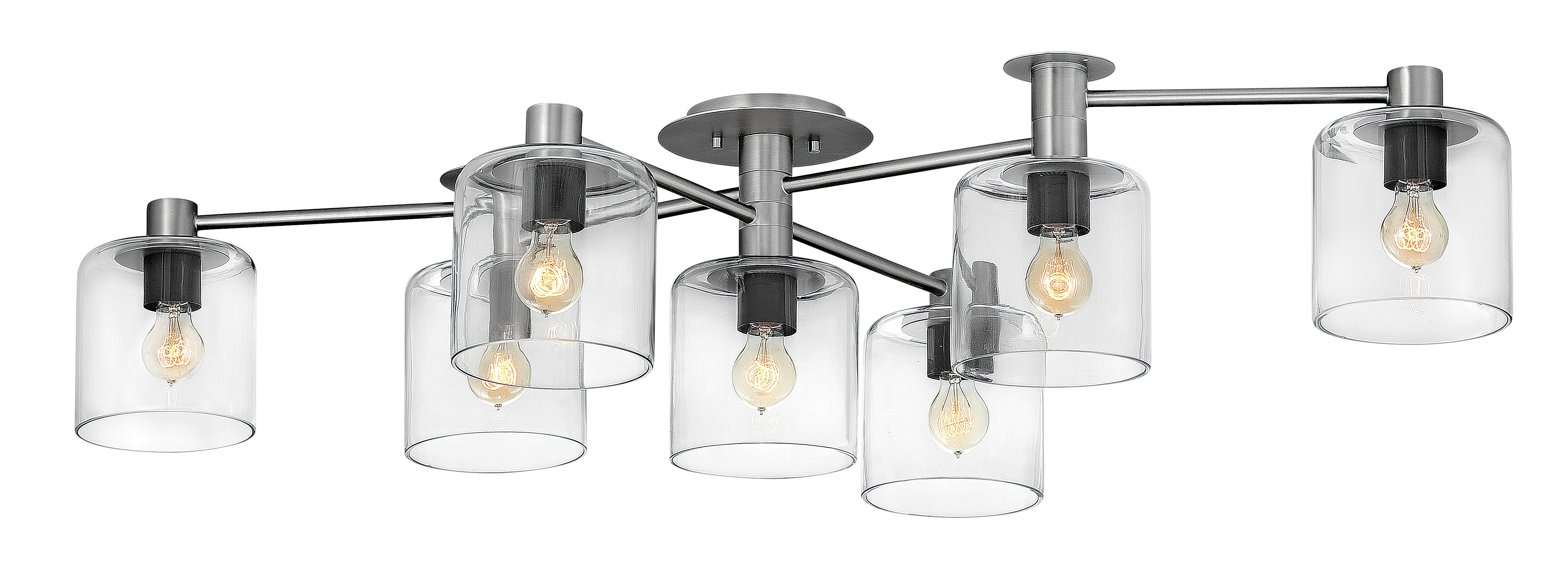 Axel Large Adjustable Semi-flush Mount