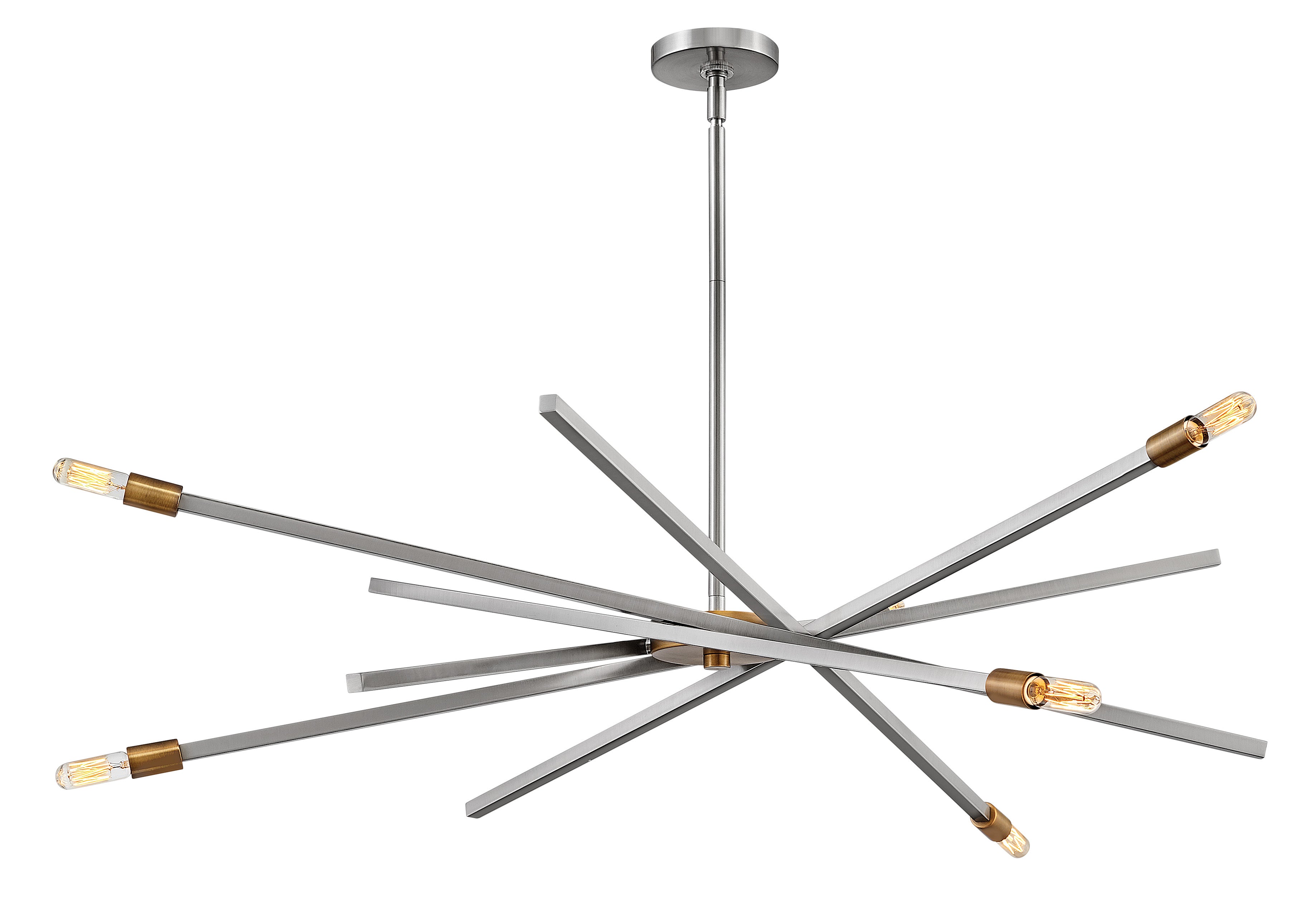 Archer Large Adjustable Single Tier Chandelier