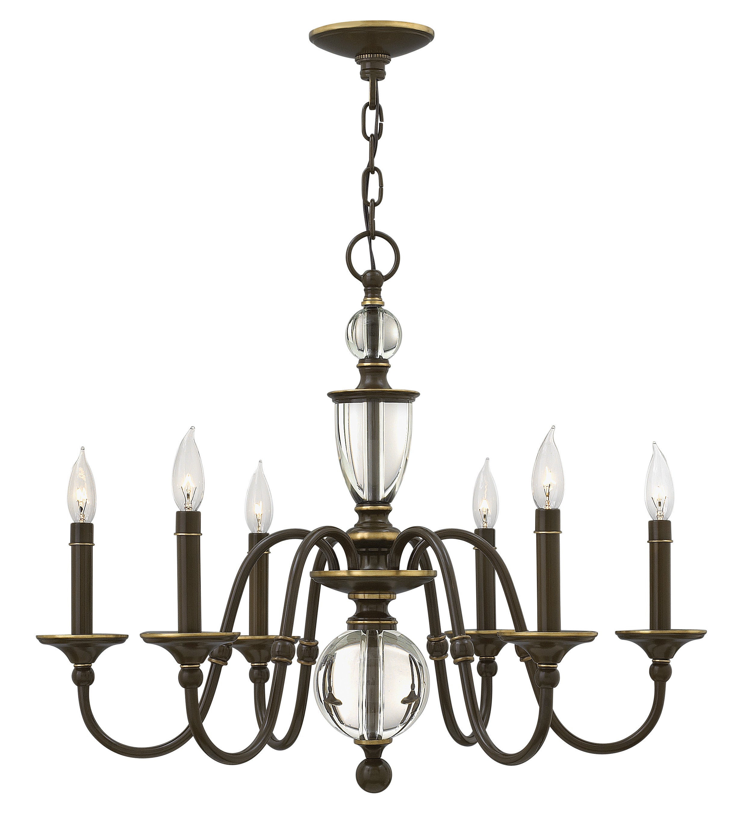 Eleanor Medium Single Tier Chandelier