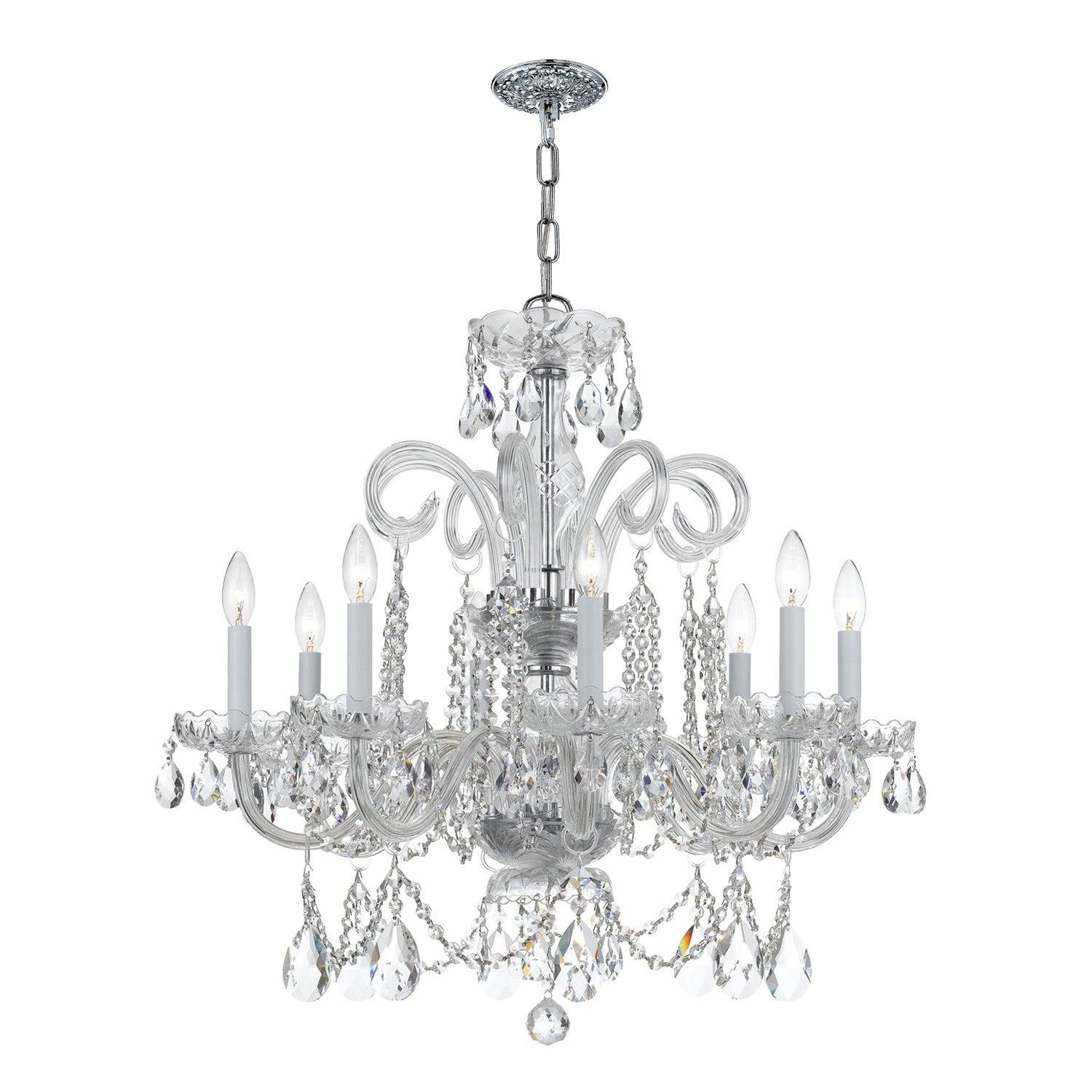 Traditional Crystal 27'' Chandelier