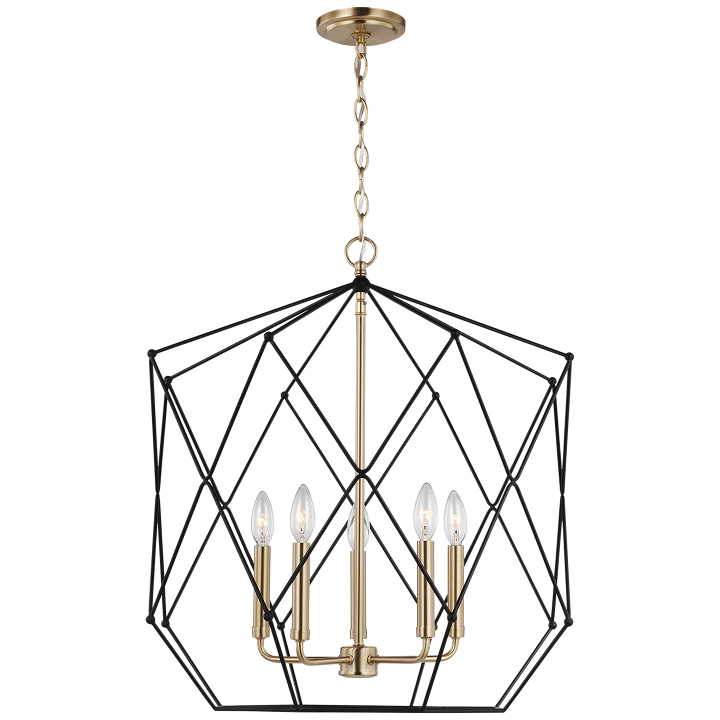 Zarra Large Five Light Lantern