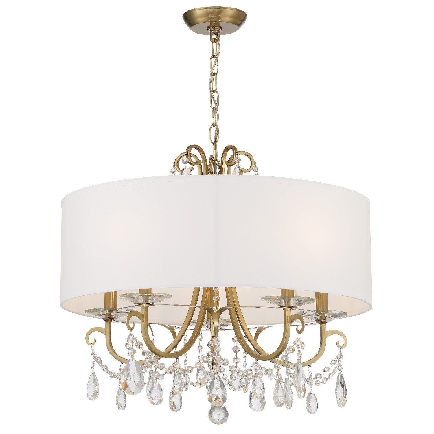 Othello 24'' Swarovski Spectra Crystal Vibrant Gold Chandelier