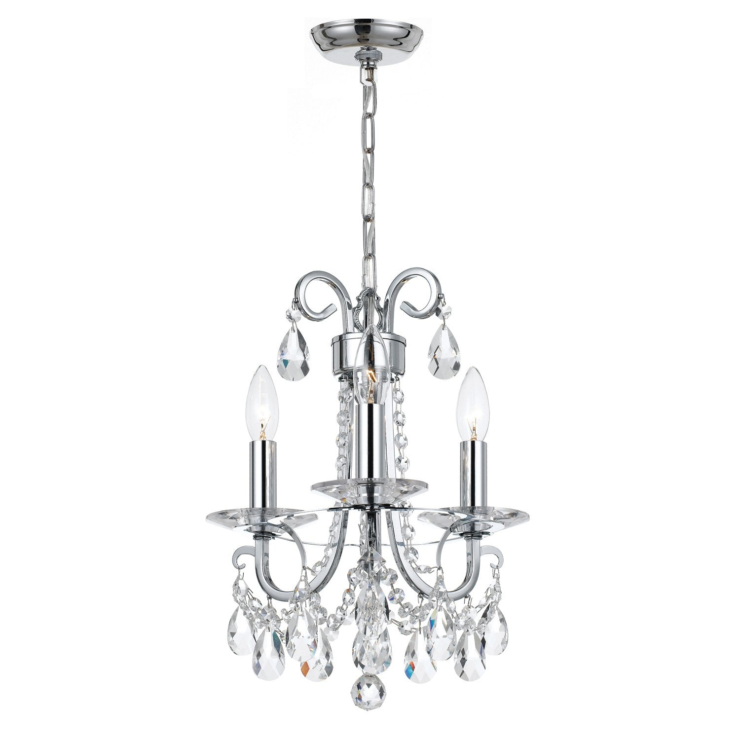 Othello 13'' Polished Chrome Chandelier