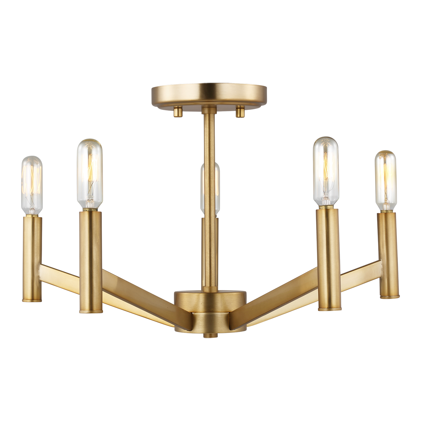 Vector Five Light Semi-Flush Mount