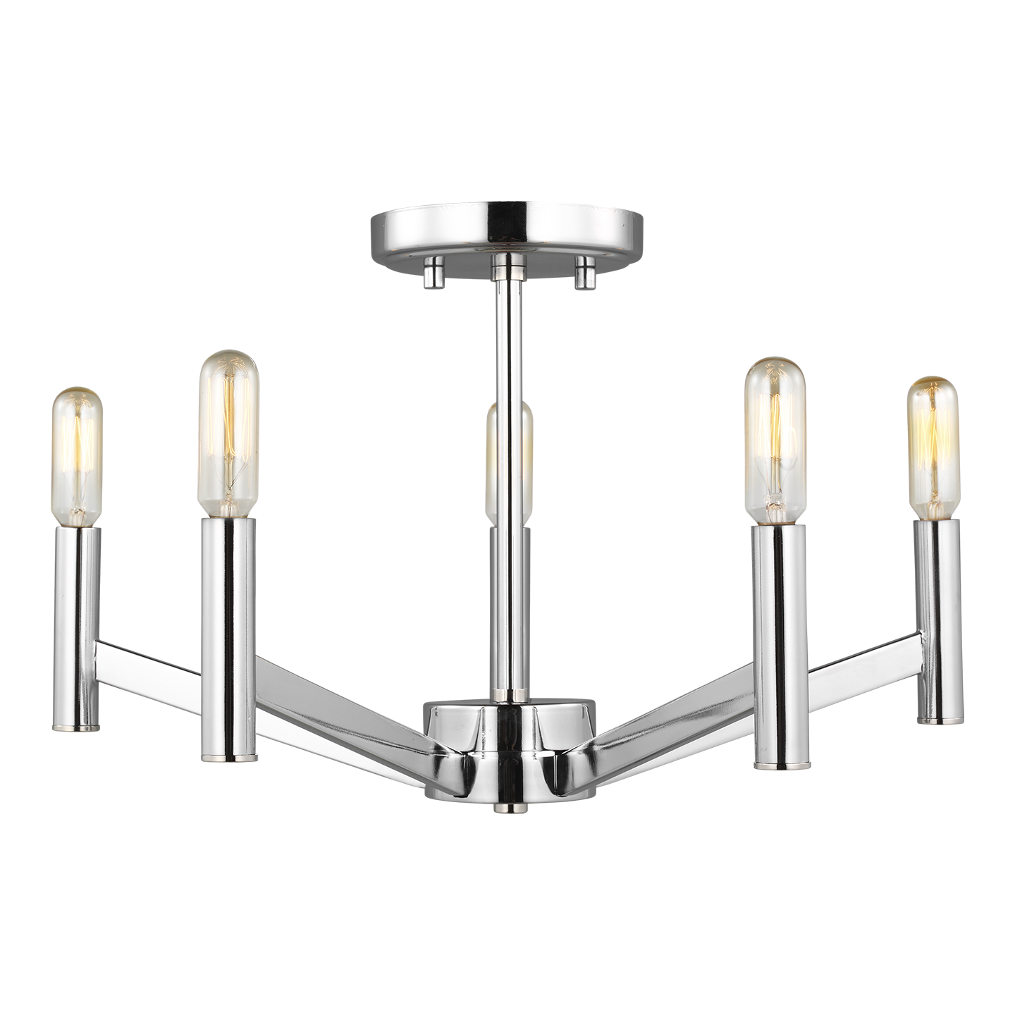 Vector Five Light Semi-Flush Mount