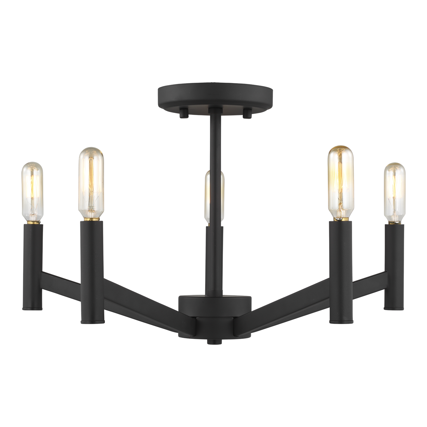 Vector Five Light Semi-Flush Mount