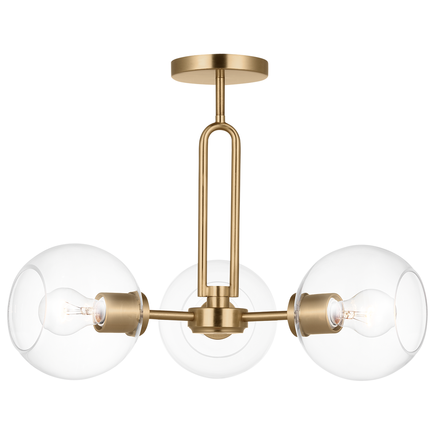 Codyn Three Light Semi-Flush Convertible Pendant