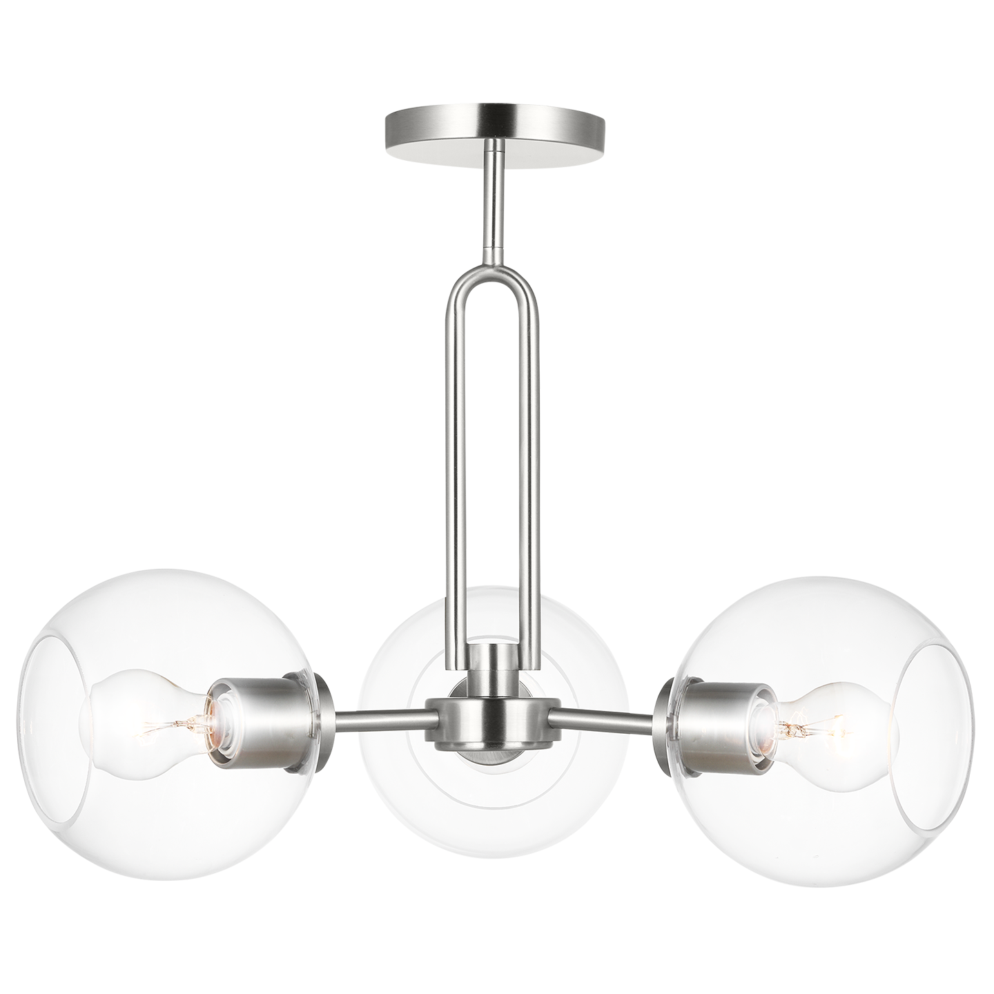 Codyn Three Light Semi-Flush Convertible Pendant
